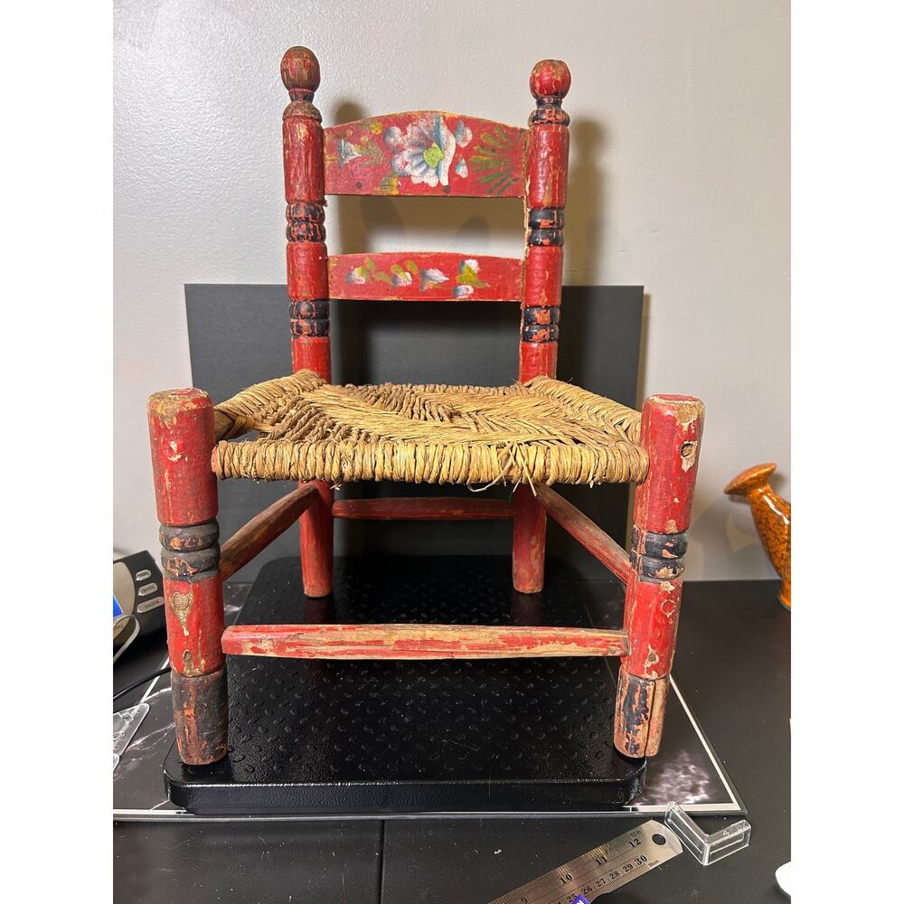 Mexican Folk Art Childrens Chair